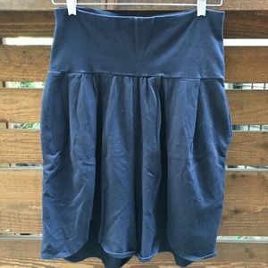 High waisted loose jersey shorts